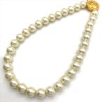  хорошая вещь Moschino Moschino поддельный жемчуг большой .. жемчуг колье аксессуары женский формальный Gold металлические принадлежности m14014