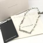 новый товар не использовался ANTEPRIMA Anteprima Logo поддельный жемчуг колье короткое колье серебряный аксессуары женский с коробкой m14756