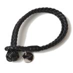 ボッテガヴェネタ ブレスレット/バングル BOTTEGA VENETA イントレチャート ナッパ ダブル ブラック爆買