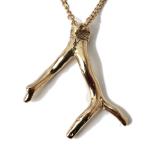 サンローラン ネックレス/ペンダント ユニセックス SAINT LAURENT ヴィンテージゴールド YSLロゴ爆買