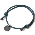 ボッテガヴェネタ ブレスレット/バングル BOTTEGA VENETA イントレチャート ナッパ TEAL/ティール爆買