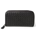 ボッテガヴェネタ 財布 BOTTEGA VENETA 長財布/ラウンドファスナー式 ブラック 114076