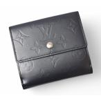 ルイヴィトン 財布/二つ折り LOUIS VUITTON 折財布/ポルトモネ ビエ カルトクレディ ダブルホック ブルー M65115