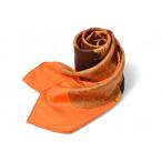 エルメス 未使用 スカーフ HERMES カレ90 シルクツイル STEPPES/ステップ美術 馬 オレンジマルチ爆買