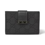  Gucci Mini кошелек / складывающийся пополам GUCCI Guccisima signature футляр для карточек бумажник 522869 черный . покупка 