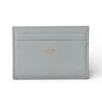 ショッピングセリーヌ セリーヌ カードケース/名刺入れ CELINE ロゴ ラムスキン ライトブルー