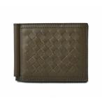 ボッテガヴェネタ 財布/マネークリップ BOTTEGA VENETA 折財布/札入れ カーフ 123180 アーミーグリーン