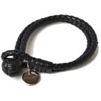 ボッテガヴェネタ ブレスレット/バングル BOTTEGA VENETA イントレチャート ダブル ブラック爆買