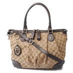 ¥°¥Ã¥Á ¥È¡¼¥È¥Ð¥Ã¥°/¥·¥ç¥ë¥À¡¼¥Ð¥Ã¥° GUCCI GUCCI 2way¥Ð¥Ã¥° GG¥Ö¥é¥¦¥ó/¥Ù¡¼¥¸¥å¡¡285730 FAFXG 9643