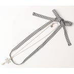 ミュウミュウ ネックレス/チョーカー miumiu アクセサリー 5JC220 SNOWFLAKE/スノー クリスタル/パール爆買