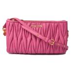 ミュウミュウ ショルダーバッグ/ポーチ miumiu MATELASSE'/マテラッセ RTT546 FUXIA/フクシア アウトレット