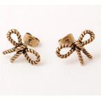 マークジェイコブス ピアス MARC JACOBS/ROPE BOW/ロープ ボウ ピアス アンティークゴールド M0008868 アクセサリー爆買
