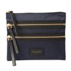 マークジェイコブス フラットポーチ/トラベルポーチ MARC JACOBS BIKER ナイロン NORTH SOUTH ネイビー M0008302爆買