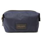 マークジェイコブス フラットポーチ/トラベルポーチ MARC JACOBS BIKER ナイロン NORTH SOUTH ネイビー M0008303