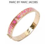 MARC BY MARC JACOBS(マークバイマークジェイコブス)アクセサリー バングル ロゴ/ピンク(ROSA RUGOSA)  M5111010 新品 送料無料爆買
