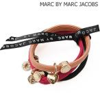 MARC BY MARC JACOBS(マークバイマークジェイコブス)アクセサリー 3連バングル/ヘアゴム クラスター ポニー ピンク/サーモンピンク/ブラック M5123602爆買