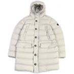 ショッピングmoncler 極美品□MONCLER モンクレール 2020年製 DARTMOOR ロゴワッペン付き フーデッド ロング ダウンコート ライトベージュ 3 正規品 メンズ