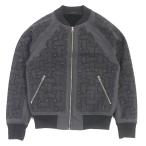 ショッピングルイヴィトン 美品□LOUIS VUITTON ルイヴィトン H8Y65WJD5 クリストファー・ネメス スタジャン ブルゾンジャケット グレー S 正規品 メンズ