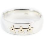  превосходный товар * супер редкий TIFFANY&amp;Co. Tiffany 1940s VINTAGE( второй следующий мир большой битва средний ) 3Star Bangle 3 Star браслет браслет полная масса 36.5g