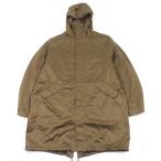 極美品□DIOR ディオール オム 033C313H5563 バックロゴ刺繍 フーデッド テクニカルコート モッズコート ブラウン 50 イタリア製 正規品