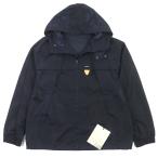 美品▼ルイヴィトン 21SS 1A5CWA ステープルズエディション ロゴプレート ナイロンレインフーディーブルゾン マウンテンパーカー 50 正規品