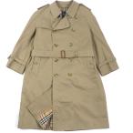 ショッピングバーバリー 良品▼Burberrys バーバリー コットン 裏地ノバチェック柄 ロング丈 トレンチコート ベージュ 42 SHORT メンズ ビジネスおすすめ◎