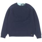 ショッピングフェンディ 未使用品□FENDI フェンディ 2022年製 FZX110 カシミヤ FFロゴ ズッカ ワッペン ニットセーター ネイビー 46 イタリア製 正規品 メンズ