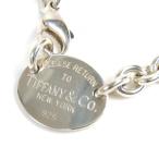 美品△TIFFANY&amp;Co. ティファニー リターントゥティファニー オーバルタグ チョーカー ネックレス アクセサリー SV925 シルバー 重量53.2g