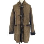  хорошая вещь ^UNKNOWN Anne noun вода корова кривошип кнопка с капюшоном мутоновое пальто Brown 6 Британия производства стандартный товар женский 