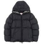 美品△MONCLER モンクレール 21-22AW MONTCLA モンクラ ロゴ刺繍 ロゴワッペン付き ダブルジップ ダウンジャケット ブラック 0 正規品