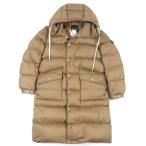 美品▼MONCLER モンクレール 20-21AW ROUBAUD フード・レザーワッペン付き WZIPUP ダウンコート 1 ハンガー・ガーメント付 正規品 メンズ
