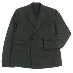 ショッピングボッテガ 極美品○BOTTEGAVENETA ボッテガヴェネタ 2021年製 659592 テックヘリンボーンストライプジャケット テーラードジャケット 52 正規品