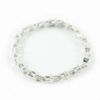 美品★TIFFANY&amp;Co. ティファニー 925 Tナロー チェーン ブレスレット アクセサリー シルバー イタリア製 重量12.69g レディース