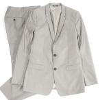 【ドンドン見直し】良品□DOLCE&GABBANA ドルチェ＆ガッバーナ G1NLCT シルク混 黒タグ GOLD  スーツ グレー系 44 イタリア製 正規品