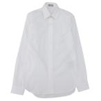 ショッピングdior 極美品▲DIOR ディオール オム ユニフォーム 923U501W1581 コットン100％ CD刺繍 長袖シャツ カッターシャツ ホワイト 37 正規品 メンズ