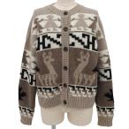ショッピングカウチン 極美品▲DSQUARED2 ディースクエアード 22AW S75HA1146 アルパカ100％ カウチン カーディガン ブラウン M 正規品 定価定価124300円