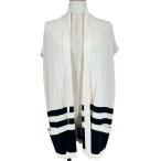 未使用品▲Salvatore Ferragamo サルヴァトーレフェラガモ ガンチーニ金具 フロントオープン カーディガン ホワイト M 伊製 正規品