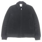 【ドンドン見直し】良品□Ron Herman ロンハーマン 522040054-1071 牛革 スウェード レザーブルゾンジャケット ブラック M 正規品 メンズ