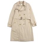 ショッピングトレンチコート 極美品▼BURBERRY バーバリー 8073195 ティッシ期 ロゴ入りボタン 裏地ロゴ柄 ベルト付き トレンチコート ベージュ 50 正規品 メンズ