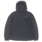 ショッピングarc 極美品□ARC'TERYX アークテリクス X000007487 Atom Hoody 中綿入り フーデッド マウンテンパーカー ブルゾン S ブラック　正規品 メンズ