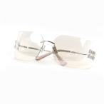 ショッピングMIUMIU 極美品◇MIUMIU ミュウミュウ 1BC-10F SWU54Y ロゴディテール リムレスデザイン カーブエンド サングラス ゴールドトーン 80□14 110