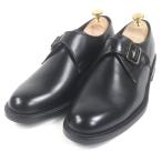 未使用品□REGAL リーガル レザー worth collection シングルモンクストラップ ドレスシューズ ビジネスシューズ ブラック 25.5 日本製