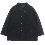  хорошая вещь VAquascutum LONDON Aquascutum London с логотипом кнопка с хлопком Zip выше жакет пальто черный XL мужской 