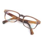  хорошая вещь *DITAti-taDRX-2069 FOLSOMwe Lynn тонн рама очки очки I одежда грязь Brown 52*20-150 раз ввод сделано в Японии мужской 