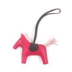 美品★HERMES エルメス ロデオチャーム MM ルージュセリエ/ローズサクラ/フランボワーズ アニョーミロ バッグチャーム Y刻印 箱付き