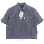 ショッピングディオール 極美品□DIOR ディオール オム 023C409A4441 ウール モヘア クロップド ジップアップ ショートスリーブジャケット 52 イタリア製 正規品