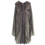  превосходный товар *MONCLER Moncler NEWDELHI GIUBBOTTO Logo нашивка f- dead нейлон пальто Mod's Coat хаки 0 стандартный товар женский 