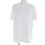 ショッピングMIUMIU 未使用品☆MIUMIU ミュウミュウ 2023年製 MJN499 S232 コットン100％ ロゴ 半袖Ｔシャツ ホワイト S イタリア製 正規品 レディース