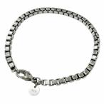  прекрасный товар *TIFFANY&amp;Co. Tiffany венецианский SV925 цепь браслет аксессуары серебряный масса 17.1g мужской женский рекомендация 