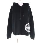 ショッピングLOUIS 極美品★LOUIS VUITTON ルイヴィトン ロゴデザイン モノグラム トランクス&バッグ パーカー トップス ブラック XL イタリア製 正規品